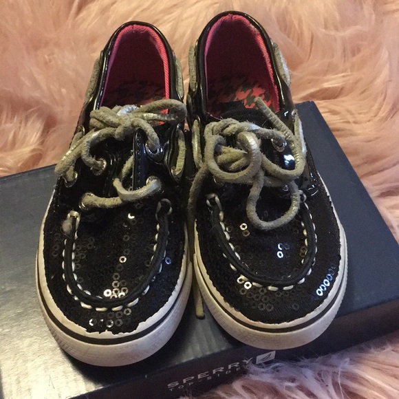Toddler Girls Sperry lace up size 7 - Picture 4 of 5